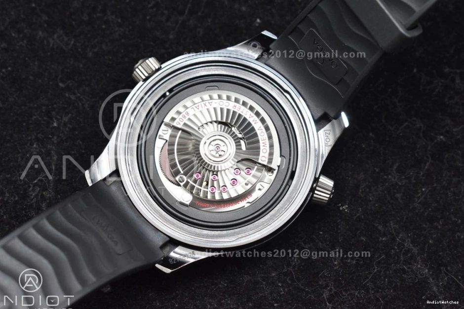 1081 Black PVD on Dial Edition 300M Strap VSF Diver Seamaster Black GoAnywhere Best A Rubber 0811
